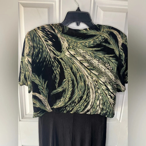 VTG J RIBKOFF COUTURE EVENING DRESS AND BOLERO size 12 women’s multicolored - Picture 9 of 10